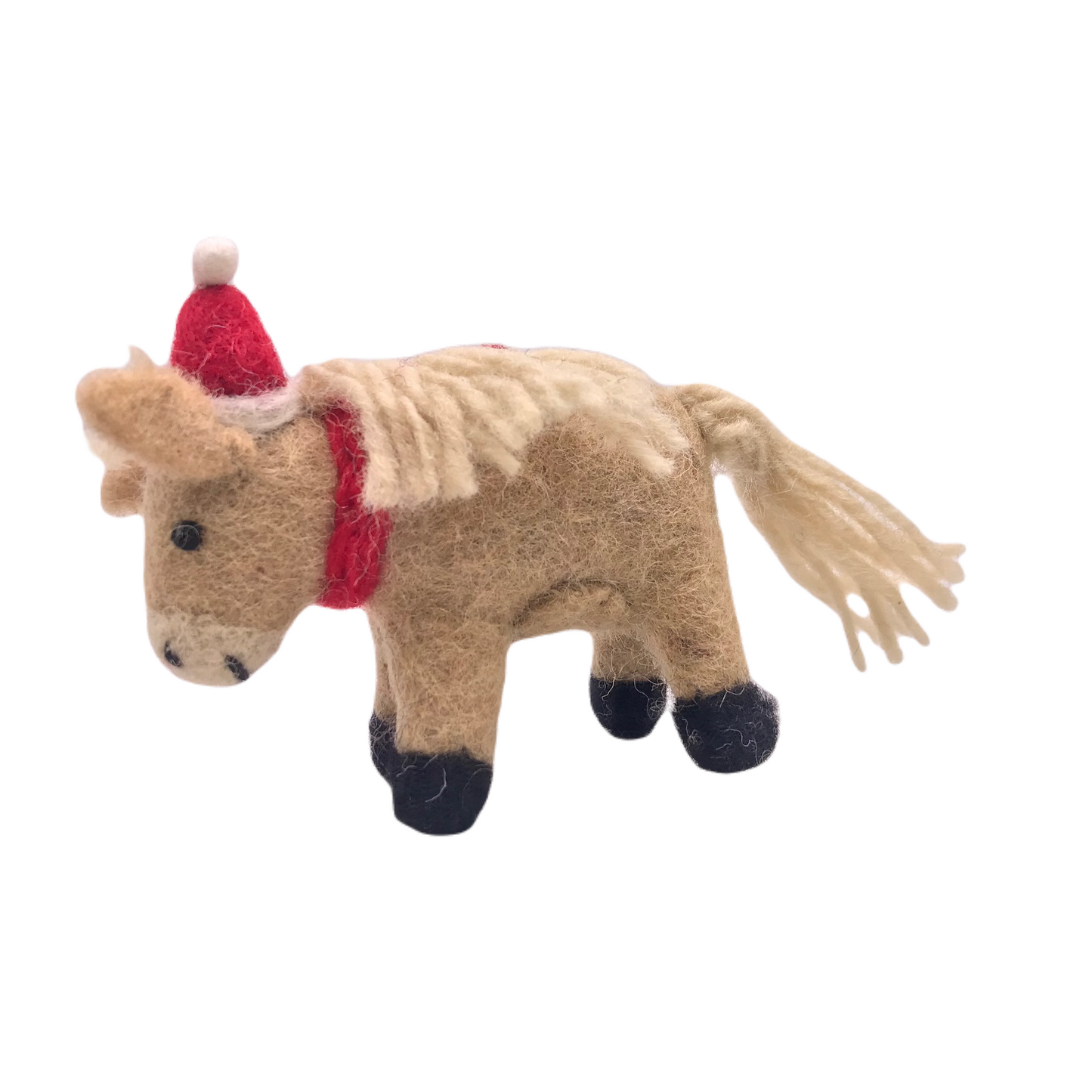 Shetland Pony Hanging Felt Decoration