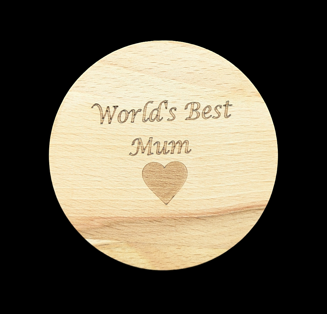 World's Best Mum Coaster
