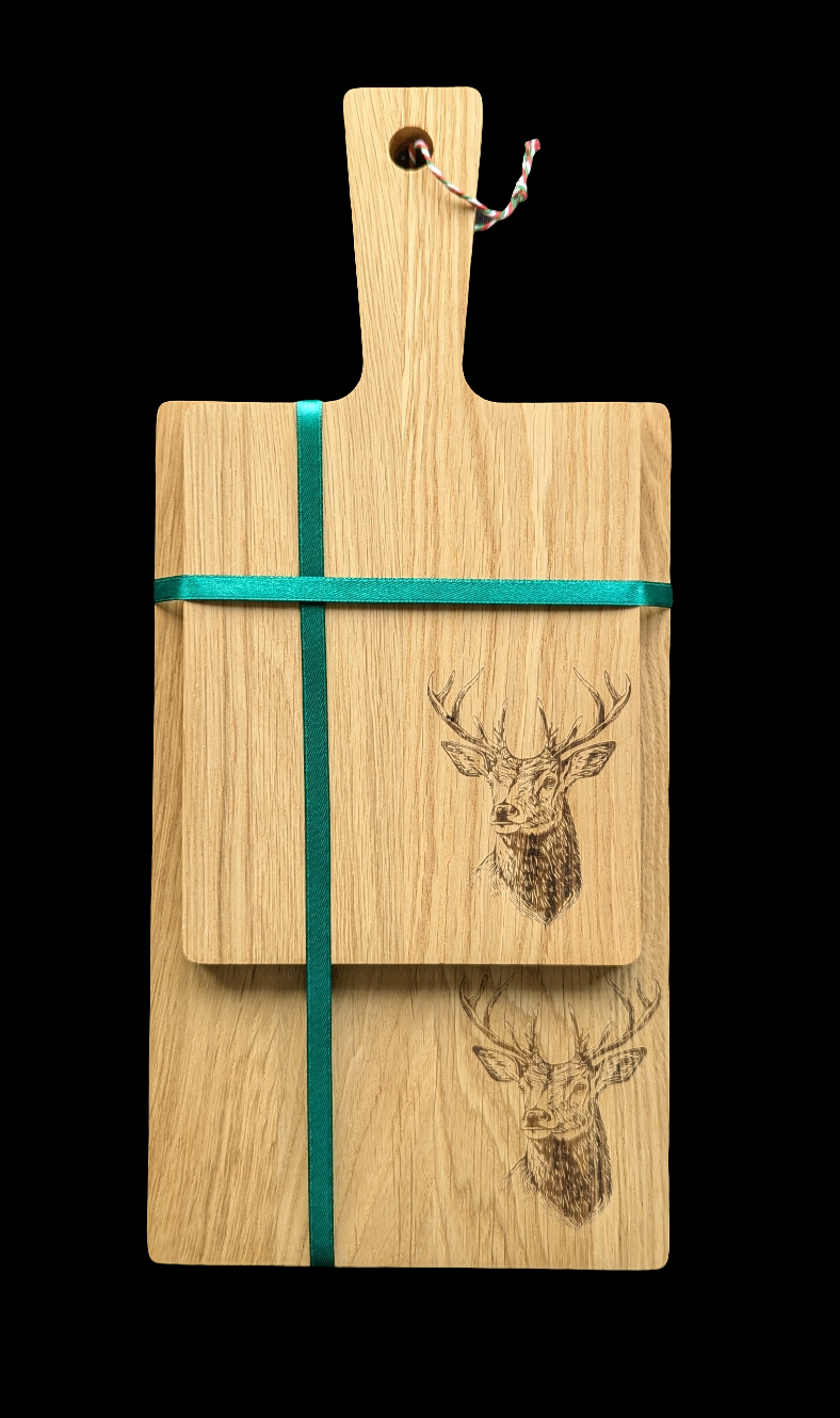 Stag Oak Chopping Board Set - Front