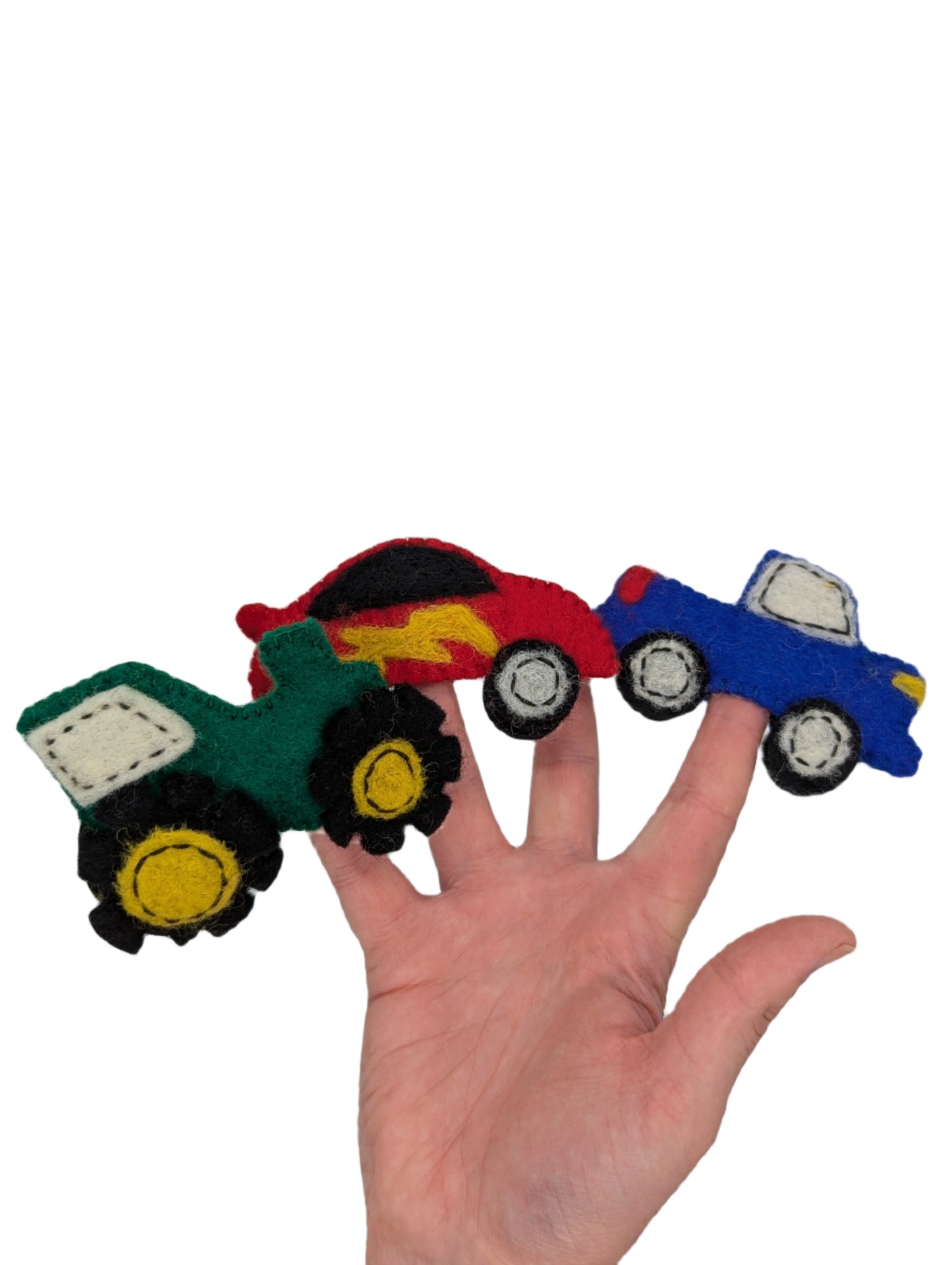 Vehicle Felt Finger Puppets