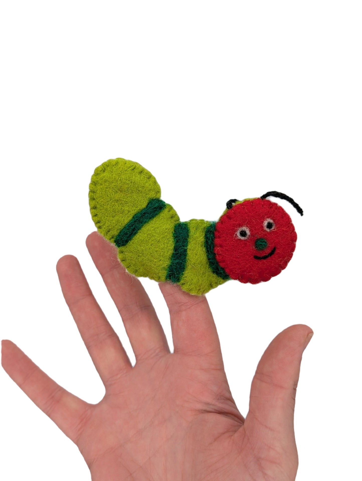 Caterpillar Felt Finger Puppet