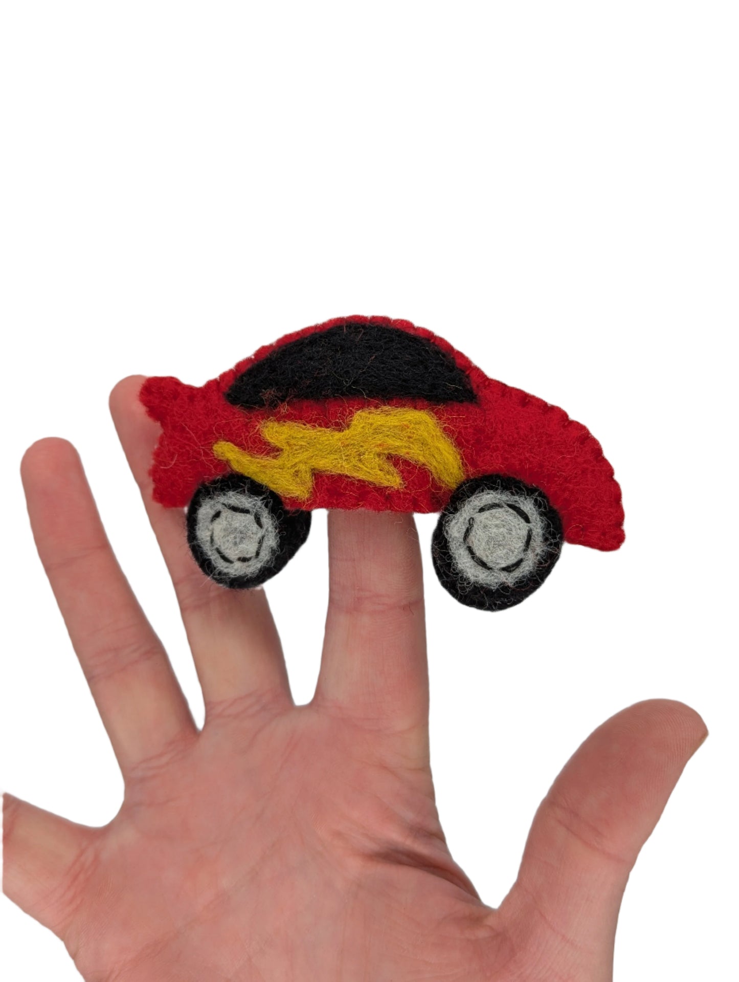 Car Felt Finger Puppet