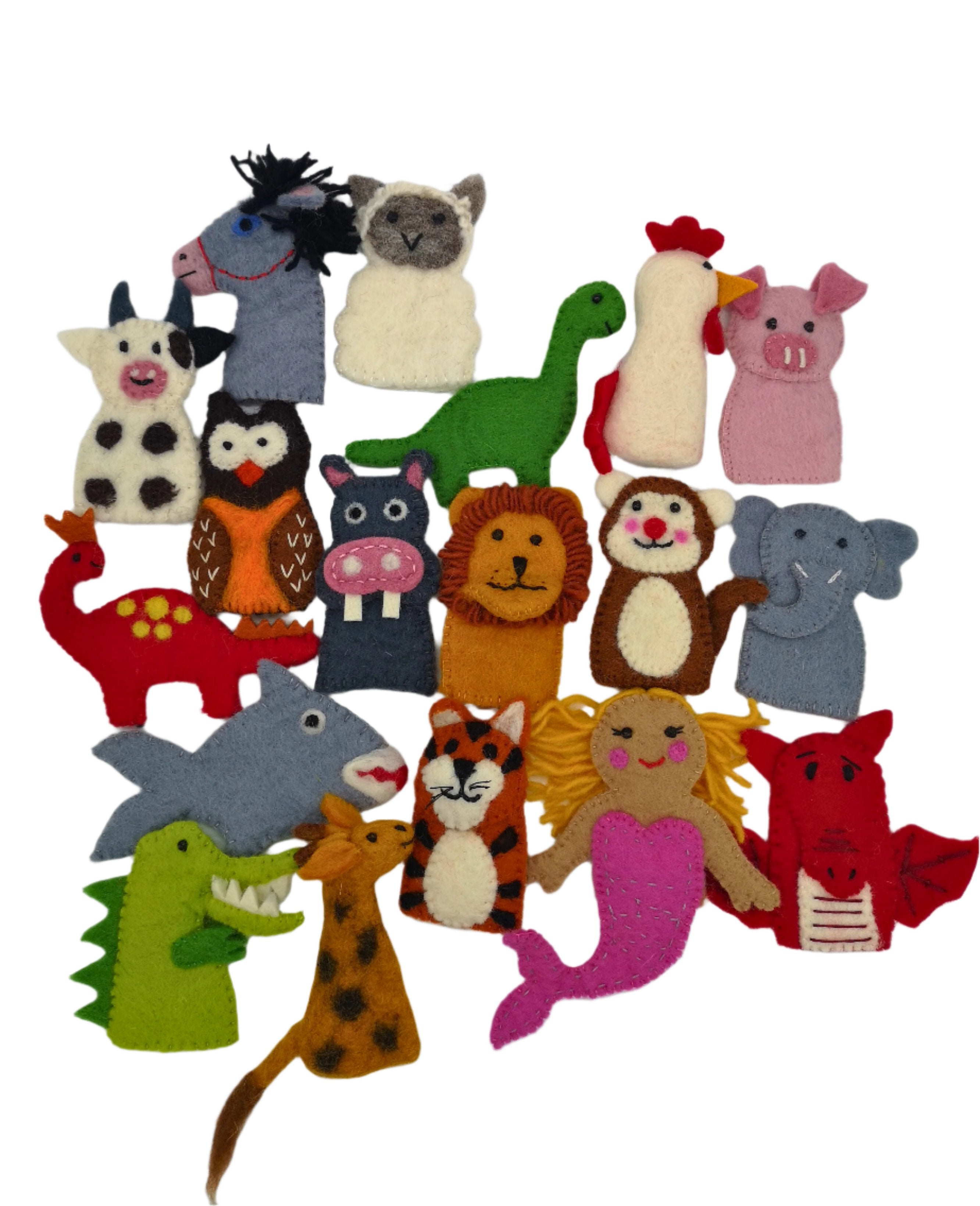 Handmade Felt Finger Puppets – Charlie's Wooden Crafts