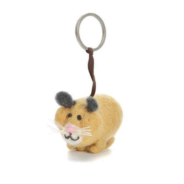 Hamster Felt Keyring