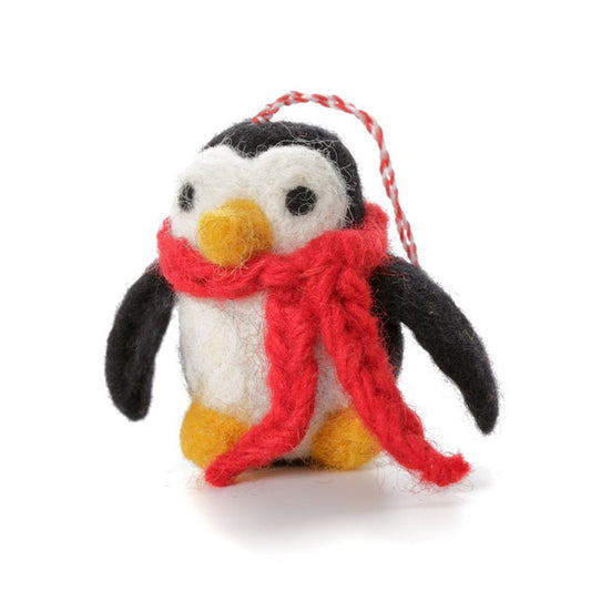 Penguin Hanging Felt Decoration