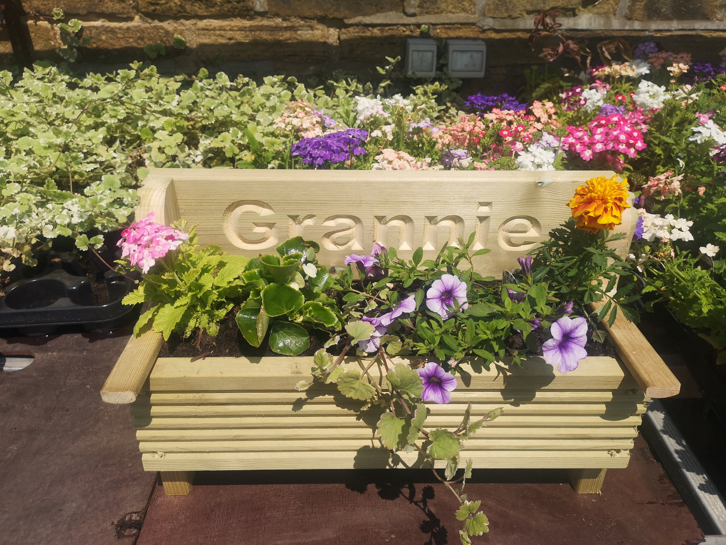 Personalised Bench Planter