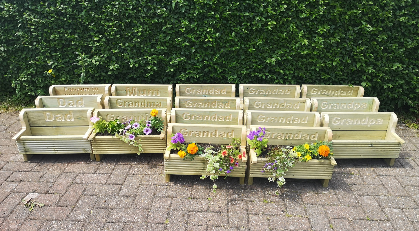 Personalised Bench Planter