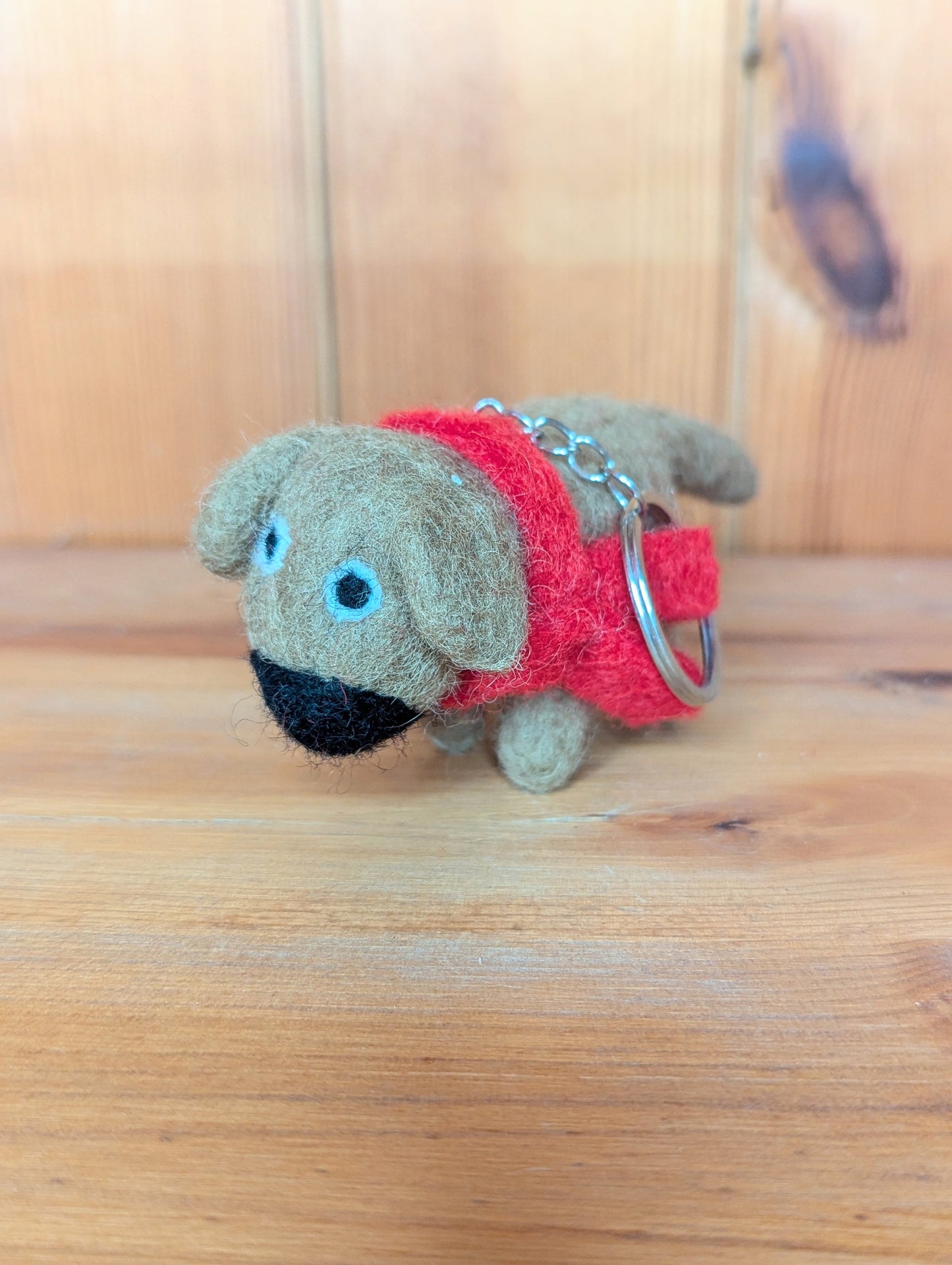 Dog Felt Keyring