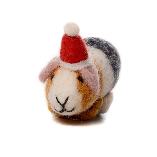 Guinea Pig Hanging Felt Christmas Decoration