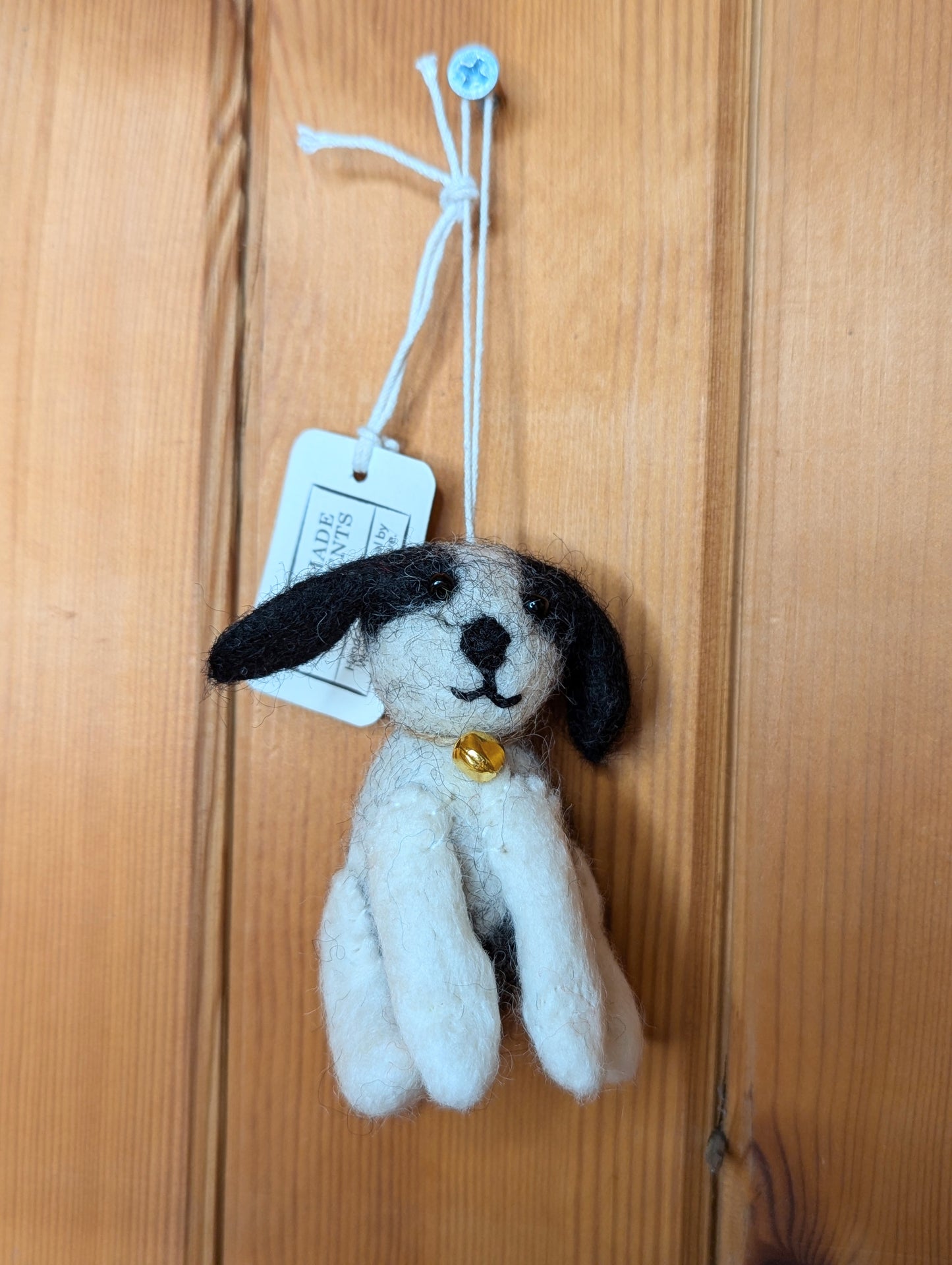 Handmade Dog Hanging Felt Decoration