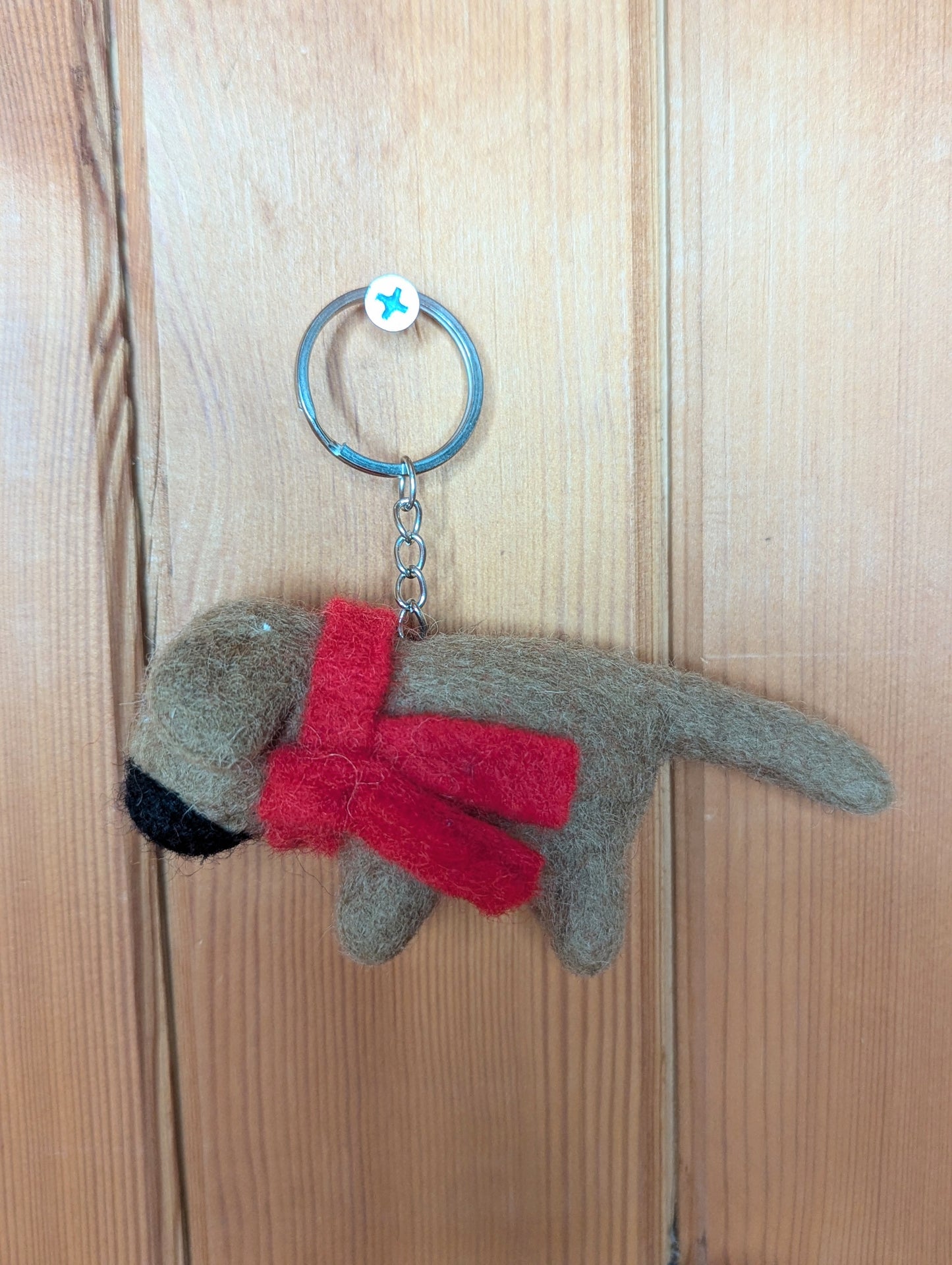 Dog Felt Keyring