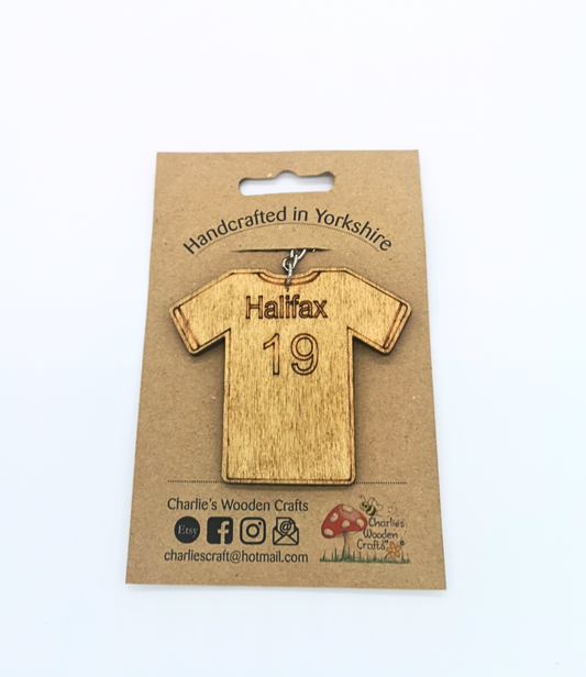 Halifax Wooden Keyring