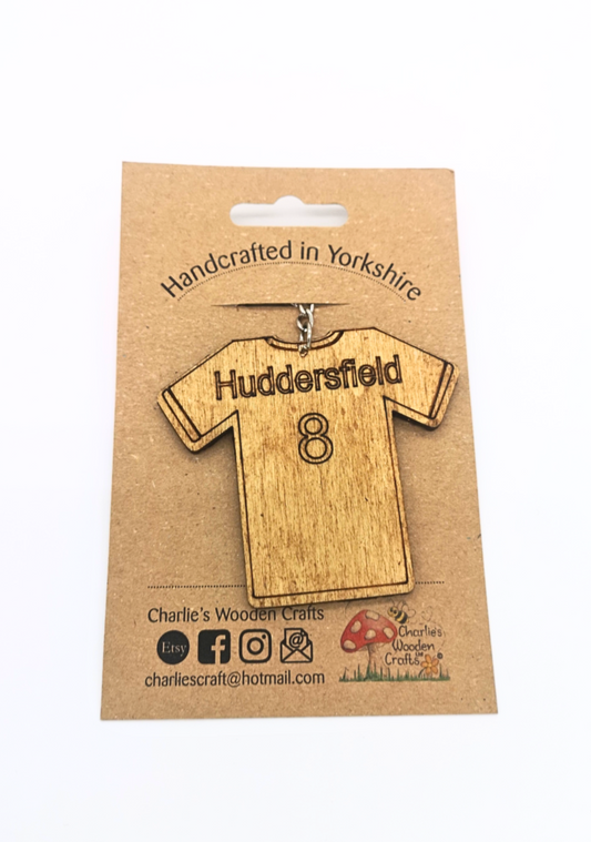 Huddersfield Wooden Keyring