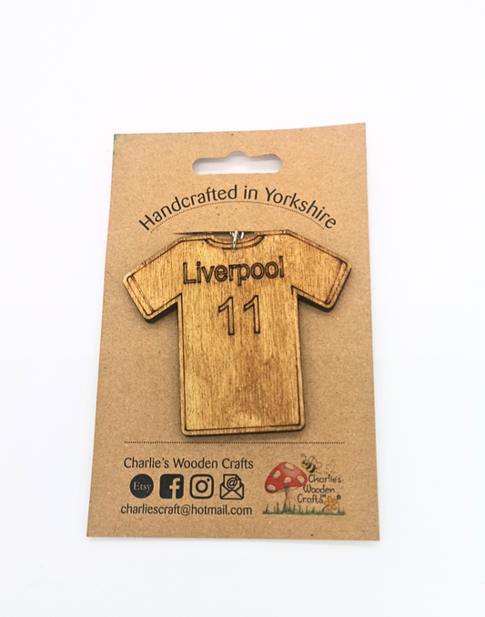 Liverpool Wooden Keyring