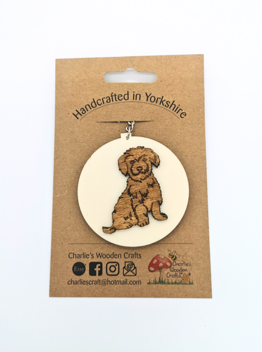 Maltese Wooden Keyring