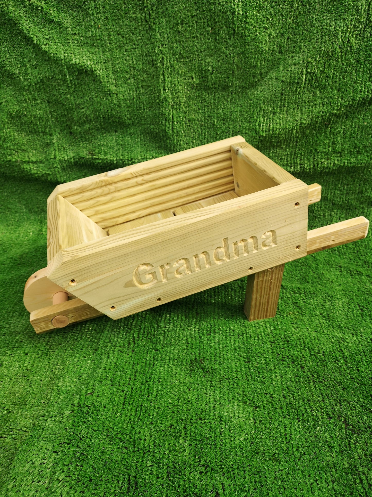 Personalised Wheelbarrow planter