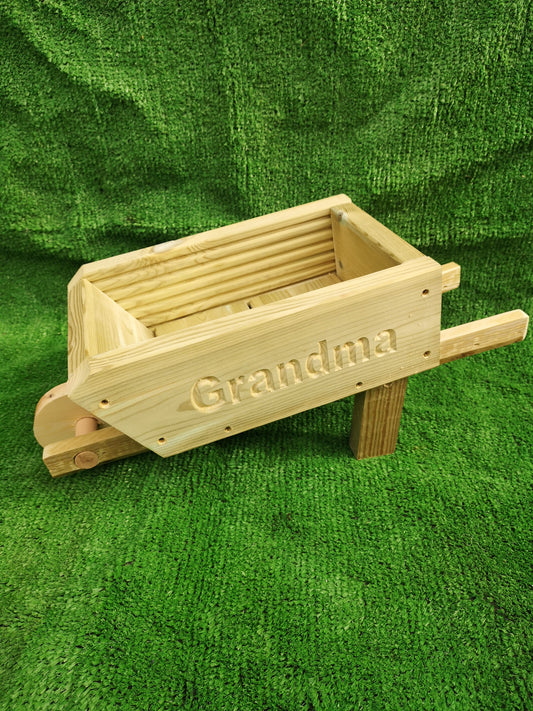 Personalised Wheelbarrow planter