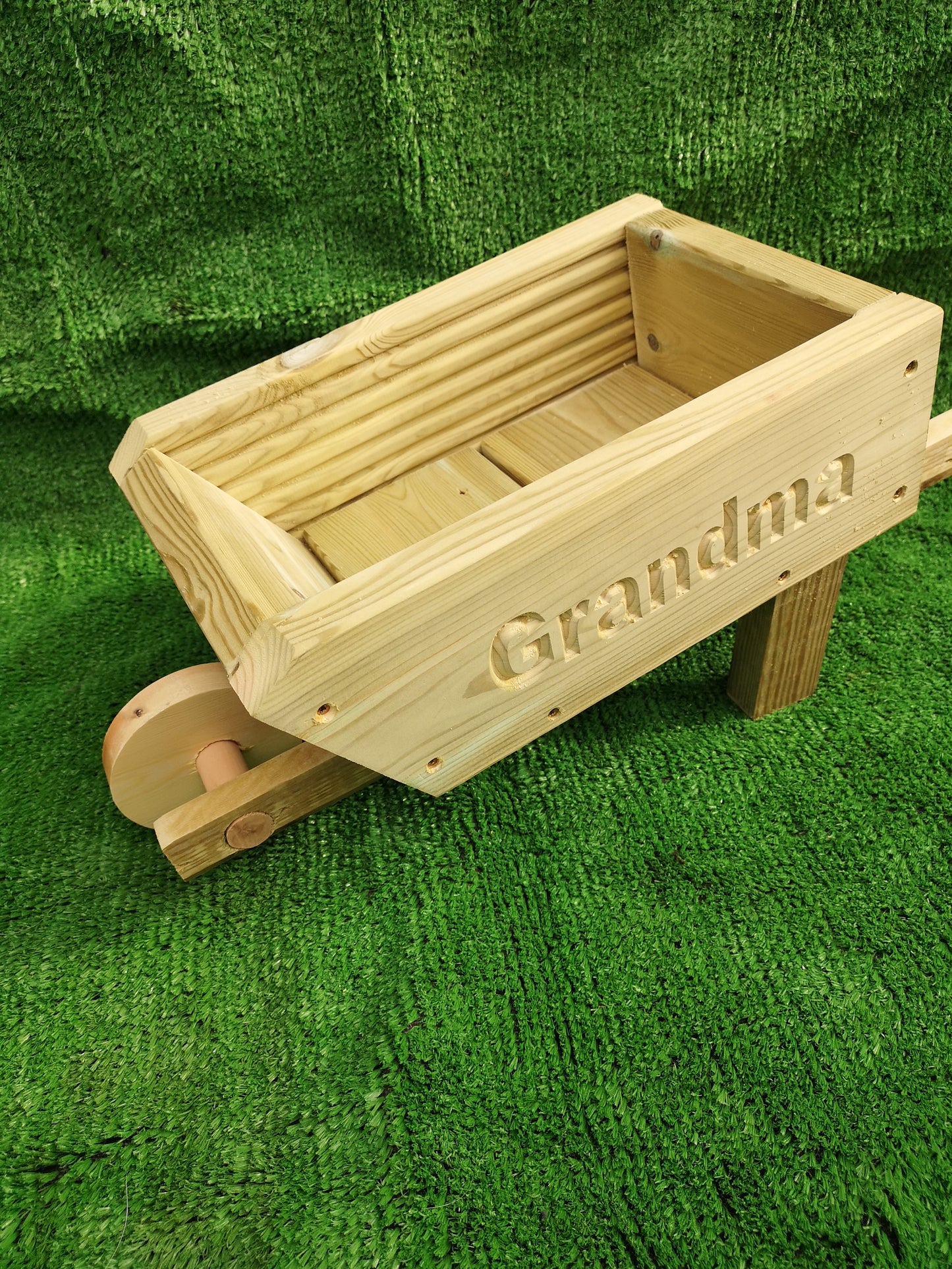 Personalised Wheelbarrow planter